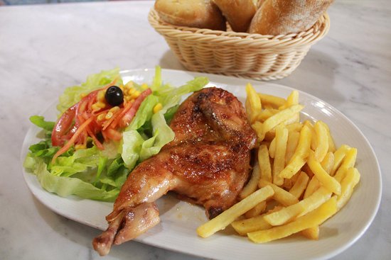 Chicken Marinated in Traditional Moroccan Way (M'chermel)