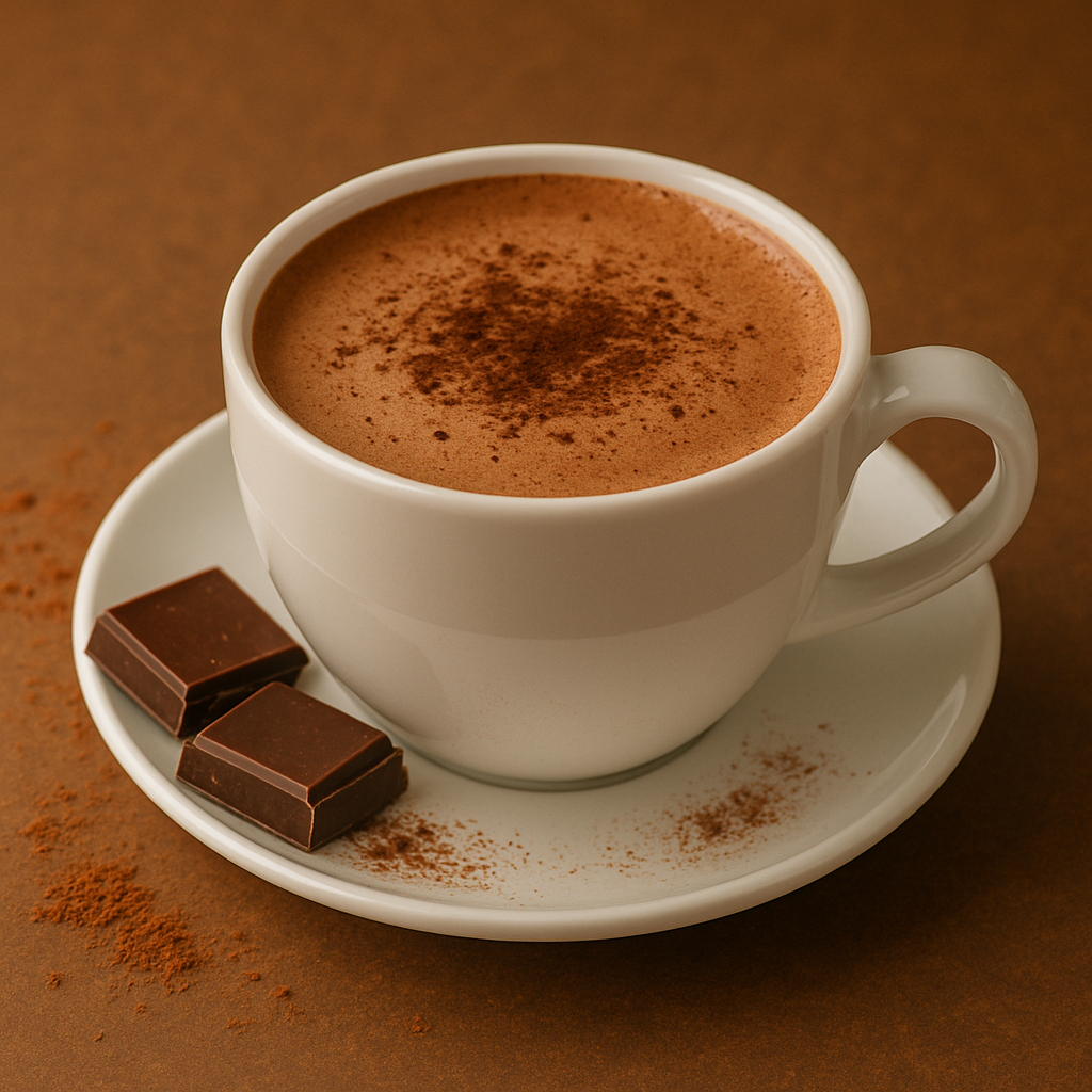 Kop warme chocolademelk