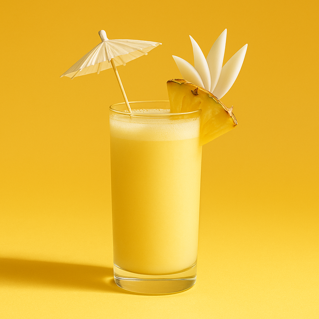 Glas Piña Colada cocktail
