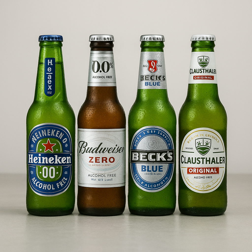 Fles alcoholvrij bier