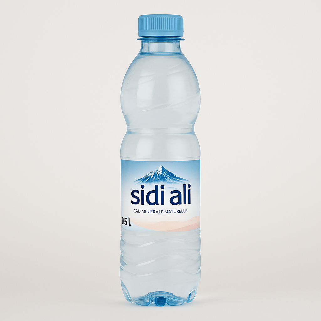 Fles puur water 0.5L